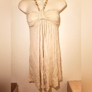 Baby doll halter dress.